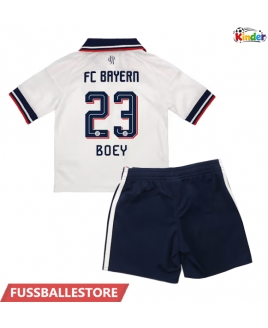 Günstige Bayern Munich Sacha Boey #23 Auswärts Trikotsatzt Kinder 2026-27 Kurzarm (+ Kurze Hosen)